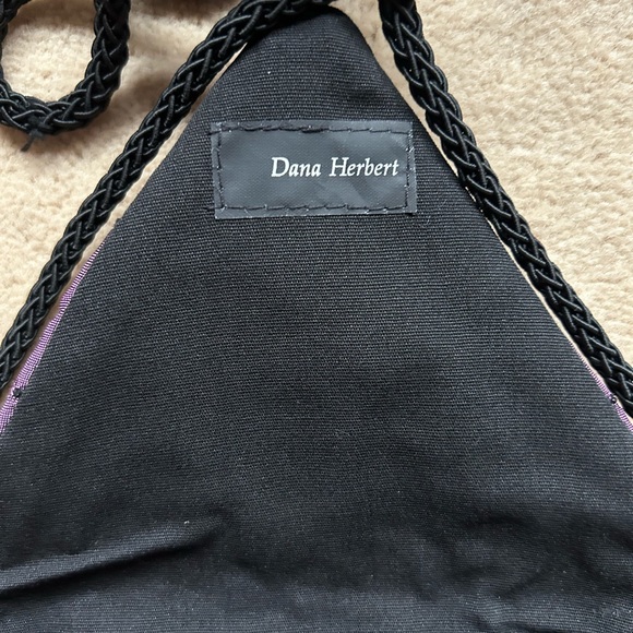 Dana Herbert bag made in Portland , Or. Soft cord strap shimmer fabrics - Picture 2 of 3